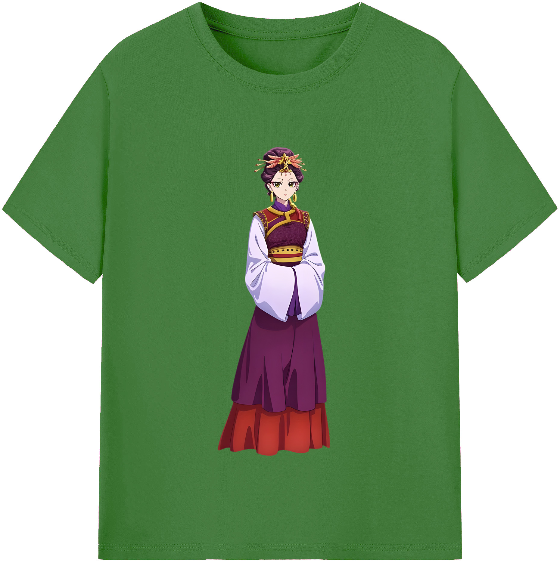 （画像用） 薬屋のひとりごと The Apothecary Diaries レディースカジュアルプリントTシャツ（綿100％）